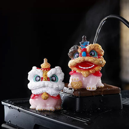 Lion Dance Color Changing Tea Pet