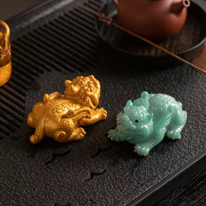 Golden Claw Pixiu Color Changing Tea Pet