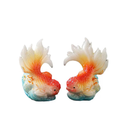 Pair of Color Changing Koi Fish Tea Pets