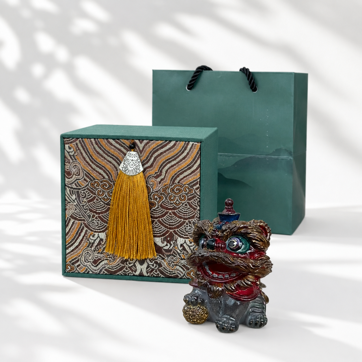 Lion Dance Color Changing Tea Pet