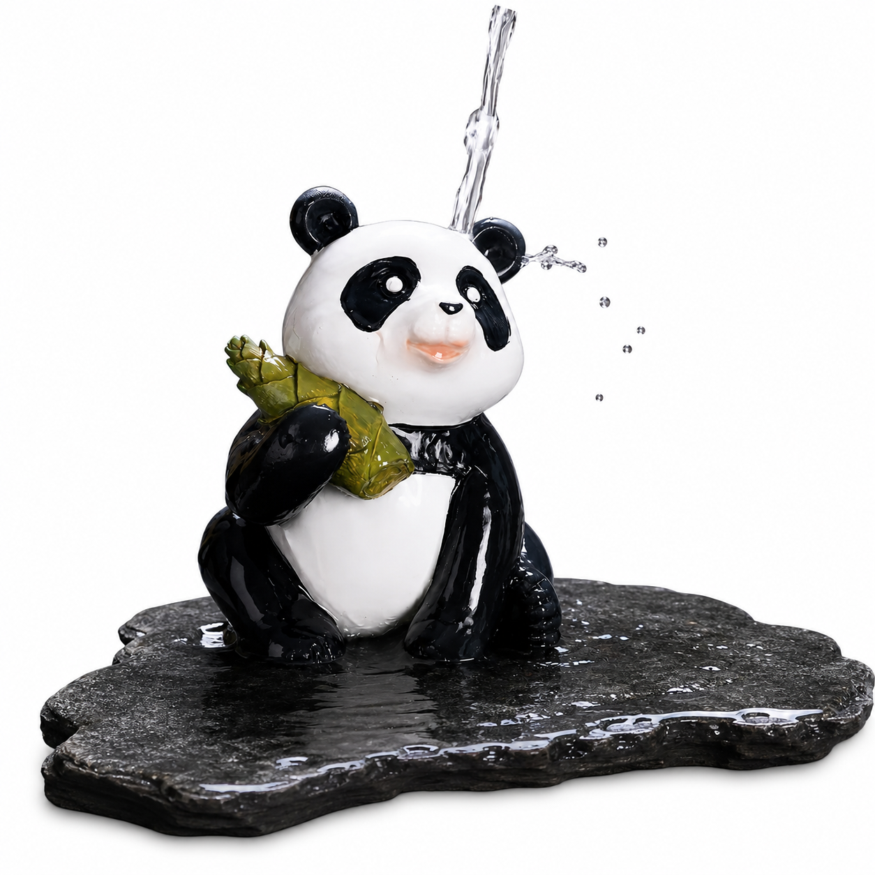 Color Changing Panda Tea Pet Eating Bamboo Shoots