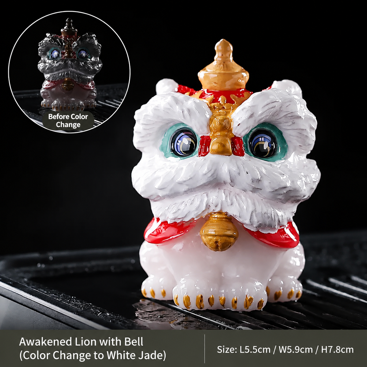 Lion Dance Color Changing Tea Pet